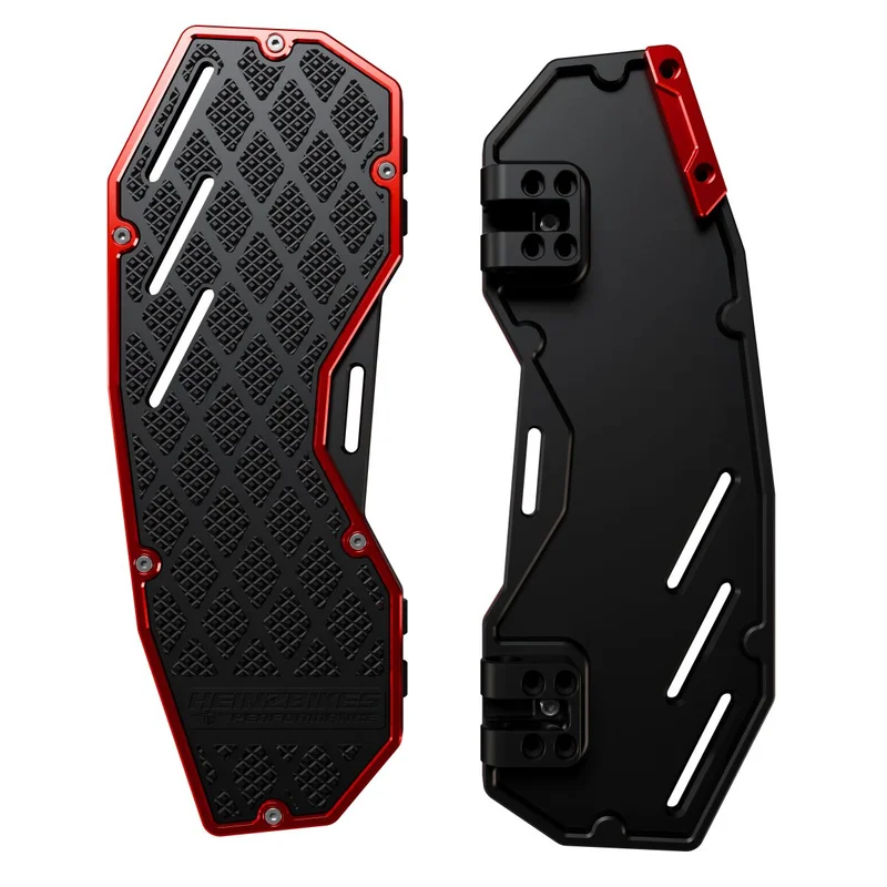 HeinzBikes Floorboards ''Performance''. . Black/red