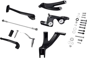 Drag Specialties FWD CNTRL KIT SFTL BL