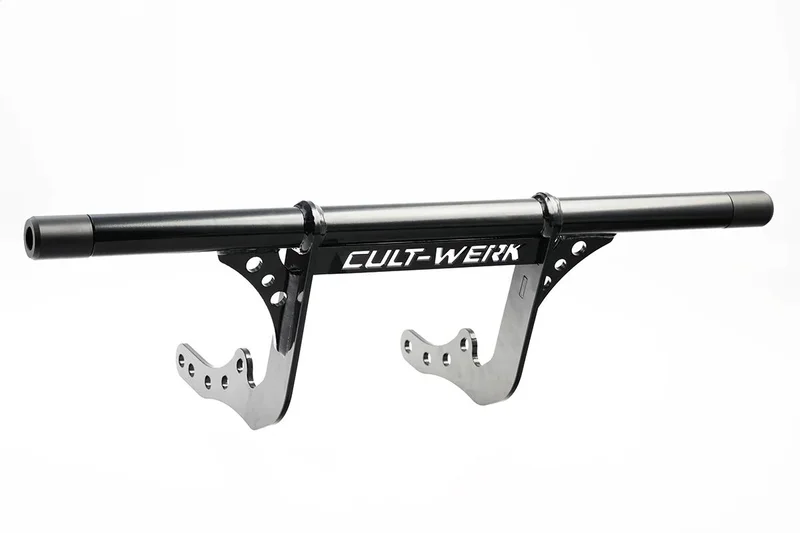 Cult-Werk Crashbar "Clubstyle". Front. Stainless