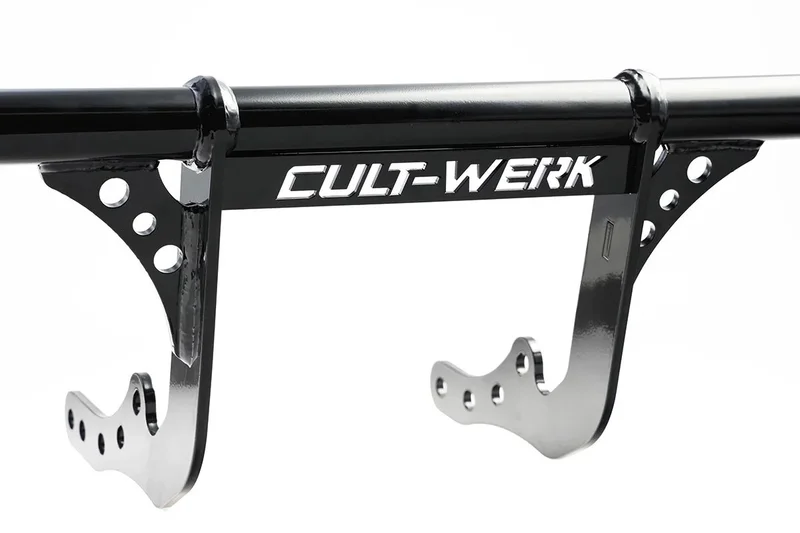 Cult-Werk Crashbar "Clubstyle". Front. Stainless