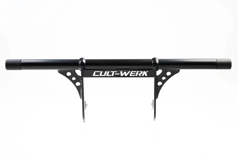 Cult-Werk Crashbar "Clubstyle". Front. Stainless