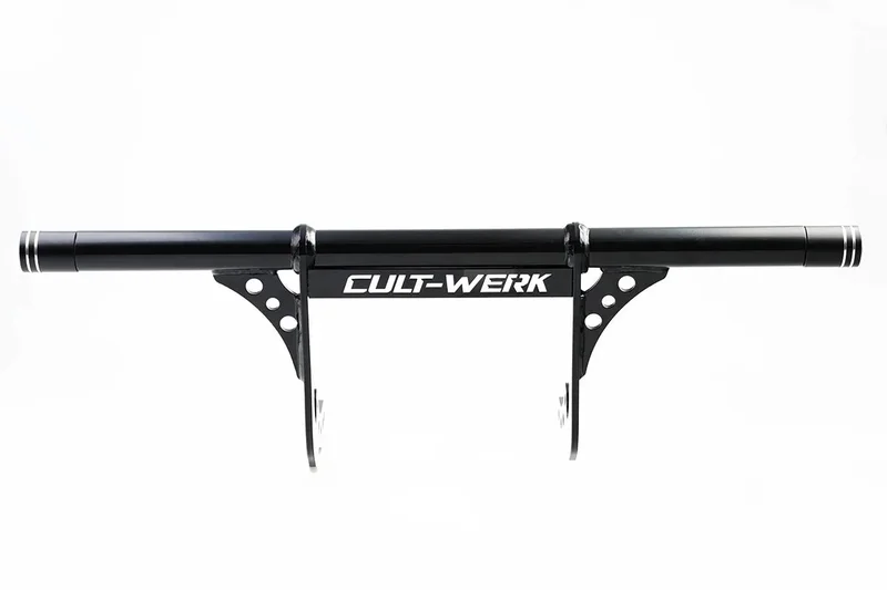 Cult-Werk Crashbar "Clubstyle". Front. Black