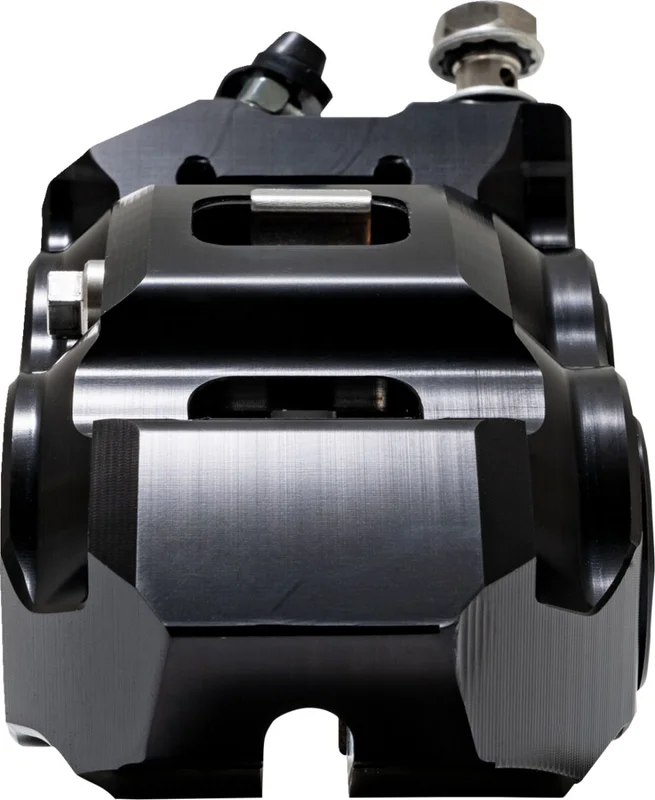 Performance Machine PM, Race Series 4-P Monobloc caliper. Right front. Black