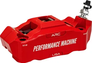 Performance Machine CALIPER FRONT RIGHT RED 125X4 