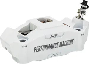 Performance Machine CALIPER FRONT RIGHT WHITE 125X