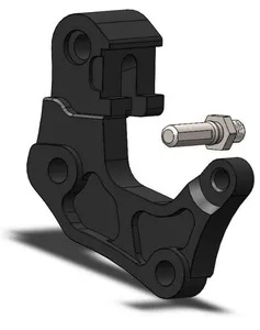 MOTO-MASTER BRAKE CALIPER RELOCATION BRACKET 320MM LEFT