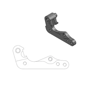 MOTO-MASTER BRAKE CALIPER RELOCATION BRACKET 270mm