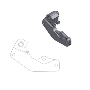 MOTO-MASTER BRAKE CALIPER RELOCATION BRACKET 270mm