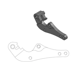 MOTO-MASTER BRAKE CALIPER RELOCATION BRACKET SM STREET 320mm