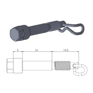 MOTO-MASTER BRAKE PAD PIN OEM REPLACEMENT