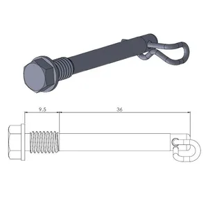 MOTO-MASTER BRAKE PAD PIN OEM REPLACEMENT