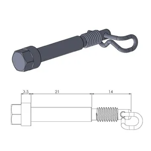 MOTO-MASTER BRAKE PAD PIN OEM REPLACEMENT