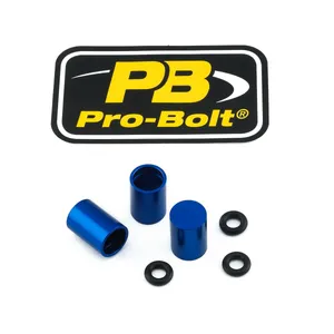 PRO BOLT BRAKE CALIPER BLEED NIPPLE CAP M7 BLUE