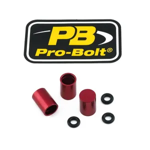 PRO BOLT BRAKE CALIPER BLEED NIPPLE CAP RED