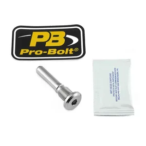PRO BOLT BRAKE CALIPER THROUGH PIN TITANIUM REAR HONDA