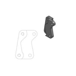 MOTO-MASTER BRAKE CALIPER RELOCATION BRACKET SM STREET 320mm