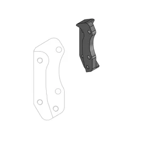 MOTO-MASTER BRAKE CALIPER RELOCATION BRACKET SM STREET 320mm