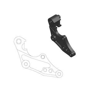 MOTO-MASTER BRAKE CALIPER RELOCATION BRACKET RALLY/DAKAR 298mm