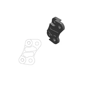 MOTO-MASTER BRAKE CALIPER RELOCATION BRACKET 260mm