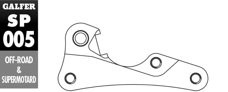 GALFER BRAKE CALIPER RELOCATION ADAPTOR