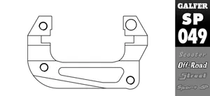 GALFER BRAKE CALIPER RELOCATION ADAPTOR