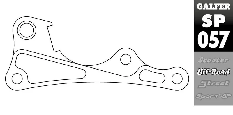 GALFER BRAKE CALIPER RELOCATION ADAPTOR