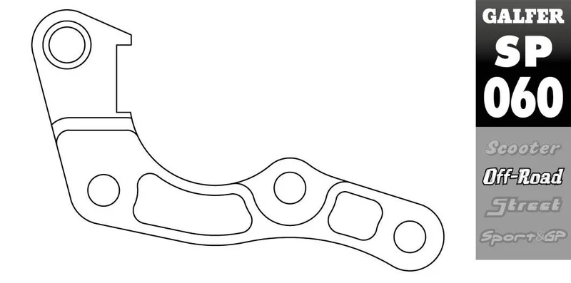 GALFER BRAKE CALIPER RELOCATION ADAPTOR