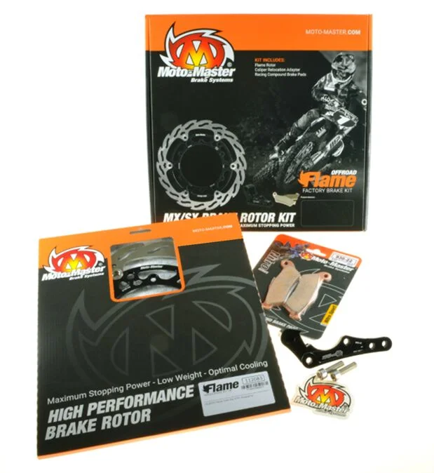 MOTO-MASTER BRAKE ROTOR KIT FLOATING FLAME 270MM