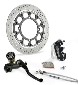 MOTO-MASTER SUPERMOTO RACING BRAKE KIT HALO T-FLOATER