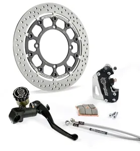 MOTO-MASTER SUPERMOTO RACING BRAKE KIT HALO T-FLOATER 320MM