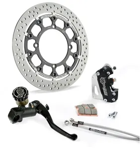 MOTO-MASTER SUPERMOTO RACING BRAKE KIT HALO T-FLOATER 320MM