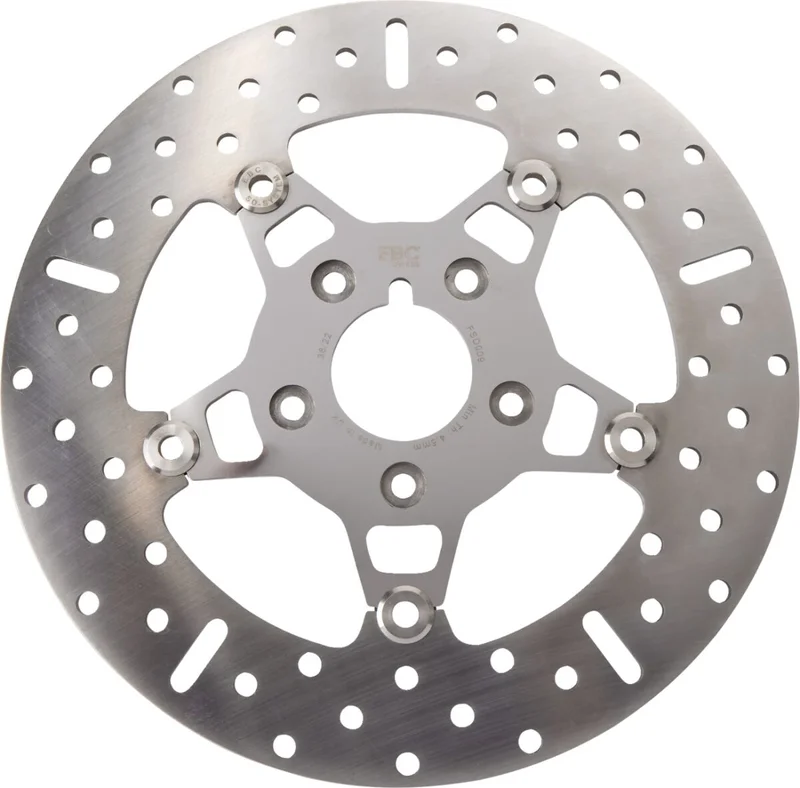 EBC 5-Button stainless floating brake rotor. Front. Pol.
