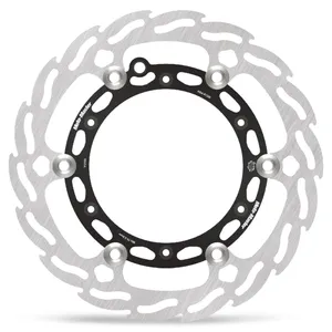 MOTO-MASTER BRAKE ROTOR FLOATING FLAME BLACK