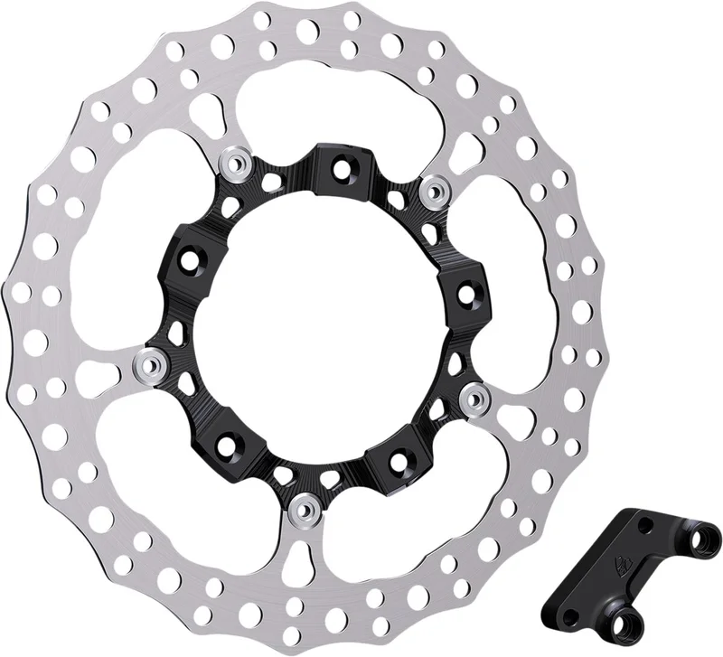 Arlen Ness Ness, 14" billet big brake full-floating brake disc LH