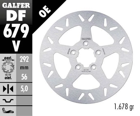 Galfer BRAKE DISC FIXED ROUND