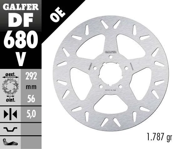 Galfer BRAKE DISC FIXED ROUND