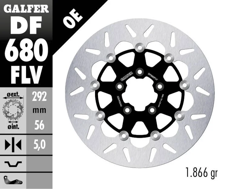 Galfer BRAKE DISC FLOAT ROUND