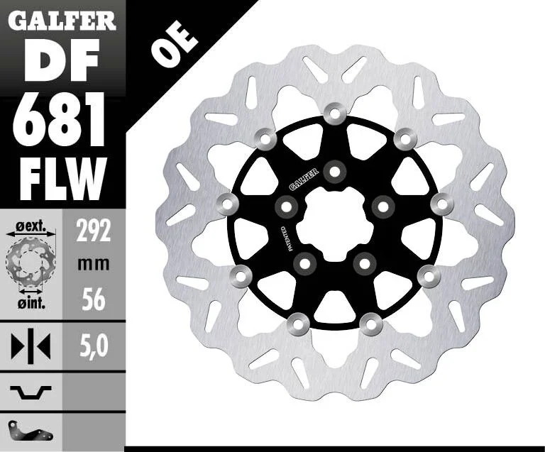 Galfer BRAKE DISC FLOAT WAVE