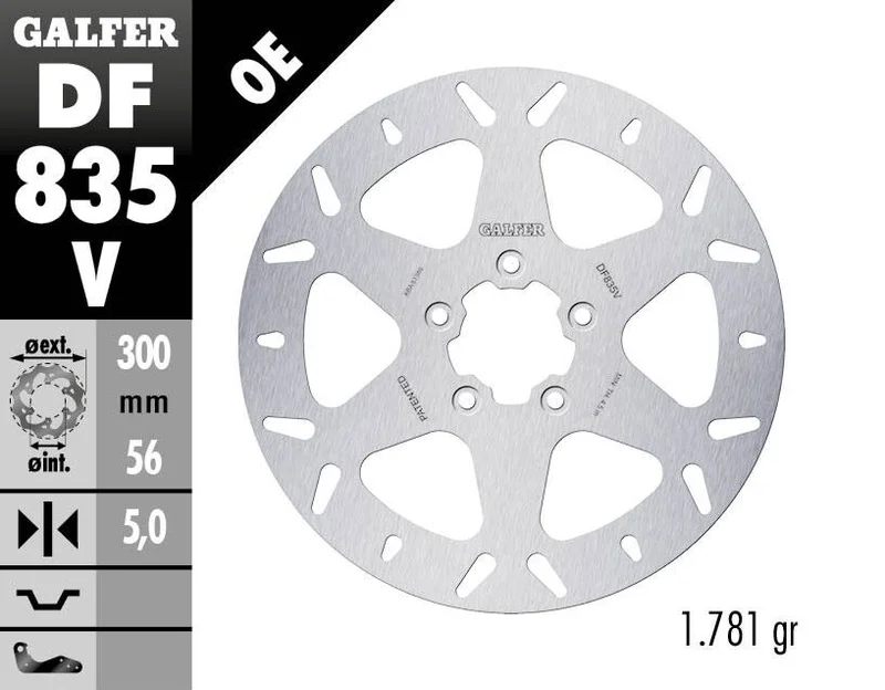 Galfer BRAKE DISC FIXED ROUND