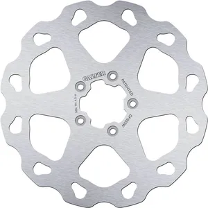 Galfer Wave® Brake Rotor<br><ul><li>WAVE® design allows for lower operating temperatures at extreme conditions</li><li>Each rotor is individually heat-treated and double-disc parallel ground to ensure perfect flatness</li><li>Laser cut, never stamped</li><li>Much lighter than a stock rotor</li><li>Features Cryo-Tech® treatment which cryogenically transforms the steel to a significantly harder and more stable phase, resulting in improved durability, wear resistance, and long-term performance</li></ul>