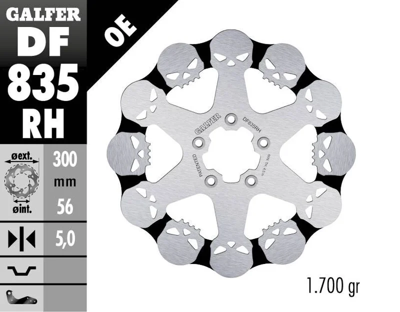 Galfer BRAKE DISC FIXED SKULL