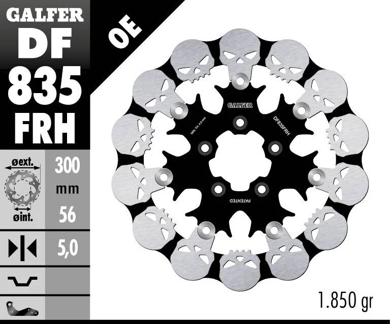 Galfer BRAKE DISC FLOAT SKULL