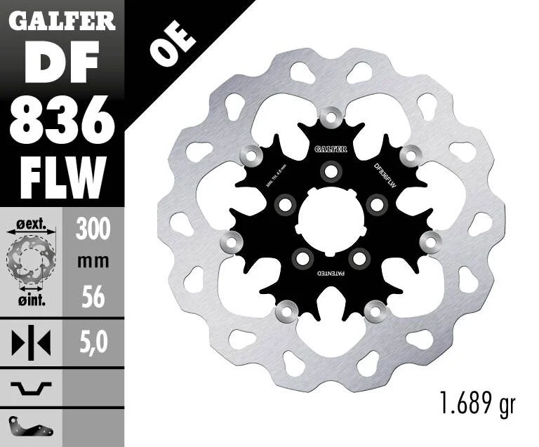 Galfer BRAKE DISC FLOAT WAVE
