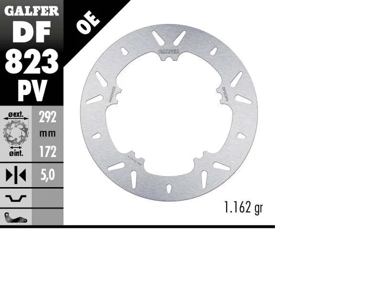 Galfer BRAKE DISC FIXED ROUND