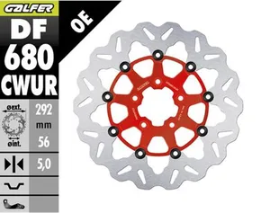 Galfer BRAKE DISC FLOAT WAVE RED