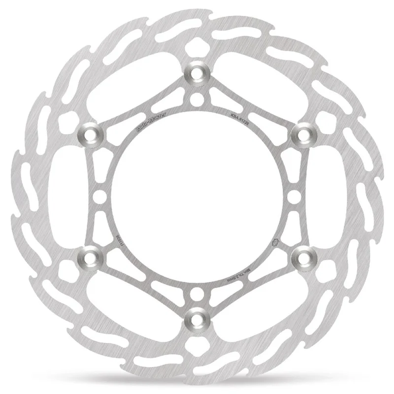 MOTO-MASTER BRAKE ROTOR FLOATING FLAME FLAMED NATURAL