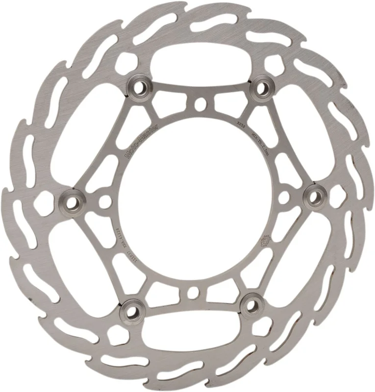 MOTO-MASTER BRAKE ROTOR FLOATING FLAME FLAMED NATURAL