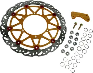EBC BRAKE ROTOR KIT SUPERMOTO SOLID CONTOUR