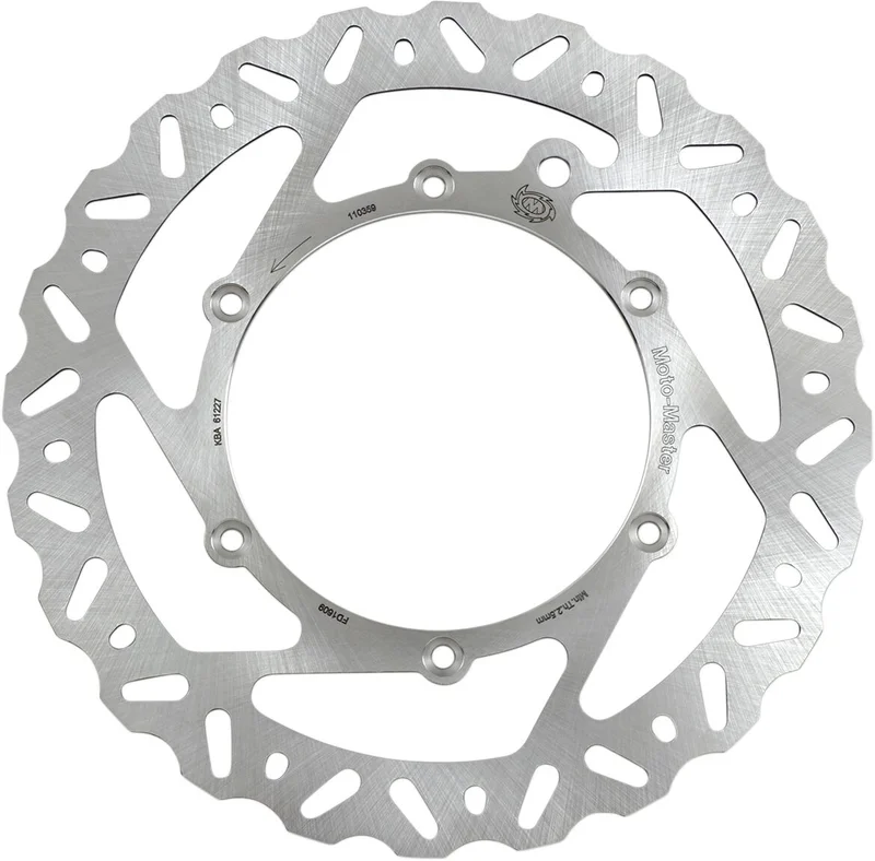 MOTO-MASTER BRAKE ROTOR FIXED NITRO CONTOURED NATURAL