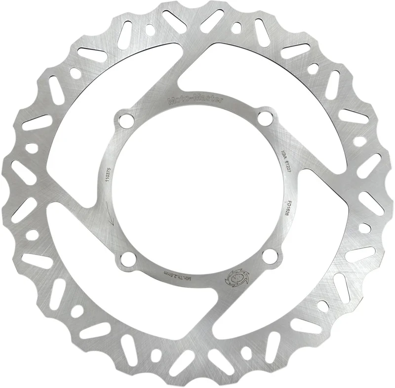 MOTO-MASTER BRAKE ROTOR FIXED NITRO CONTOURED NATURAL